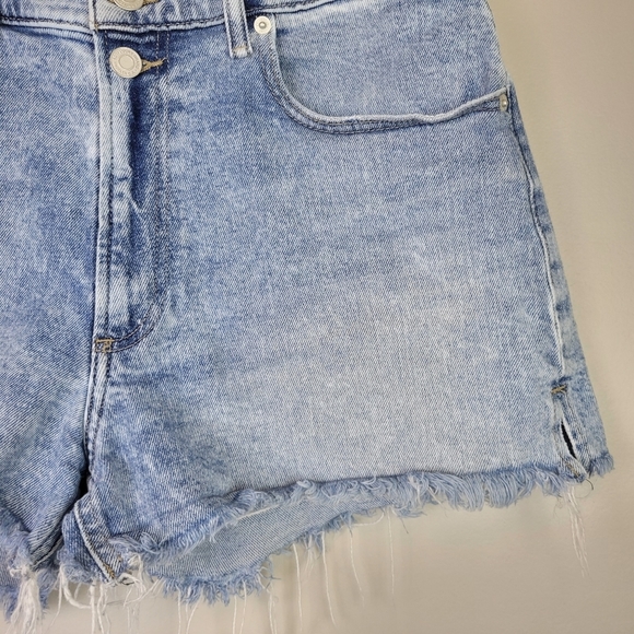 LUCKY brand relaxed jean short high rise frayed hem 30 - Picture 4 of 12
